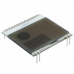 Graphic LCD Display Module Transflective Black FSTN - Film Super-Twisted Nematic SPI 102 x 64 - Display Visions