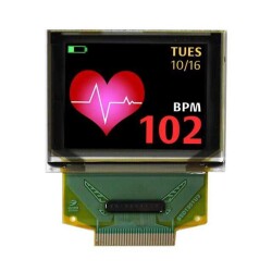 Graphic LCD Display Module Transflective Red, Green, Blue (RGB) OLED Parallel, Serial 1.27