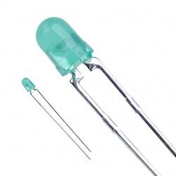 Green 569nm LED Indication - Discrete 2.1V Radial - Lite-On Inc.