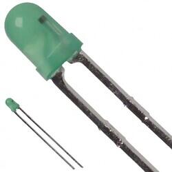 Green LED Indication - Discrete 2.2V Radial - Lumex Opto Components Inc.