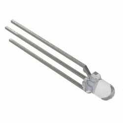 Green, Red 570nm Green, 625nm Red LED Indication - Discrete 2.1V Green, 2.1V Red Radial - 3 Leads - Bivar Inc.
