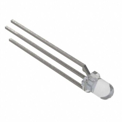 Green, Red 570nm Green, 625nm Red LED Indication - Discrete 2.1V Green, 2.1V Red Radial - 3 Leads - 1