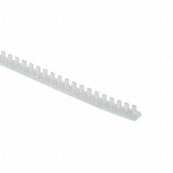 Edging - 82' L (25.00m) Grommet - Edging, Slotted Natural - HellermannTyton