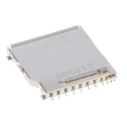 11 (9 + 2) Position Card Connector Secure Digital - SD Surface Mount, Right Angle Gold - Amphenol ICC (Commercial Products)