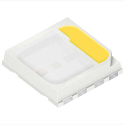 Red, Green, Blue, White (RGBW) 622nm Red, 528nm Green, 468nm Blue, 5700K White LED Indication - Discrete 2.1V Red, 3V Green, 3.1V Blue, 2.9V White 8-SMD, No Lead - ams OSRAM AG