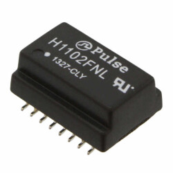 350µH LAN 10G Base-T Pulse Transformer 1CT:1CT Transmitter, 1CT:1CT Receiver Surface Mount - Pulse Electronics