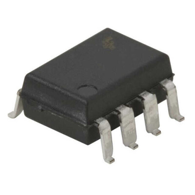 Logic Output Optoisolator 10Mbps Open Collector 5000Vrms 2 Channel 5kV/µs CMTI 8-SMD - 1