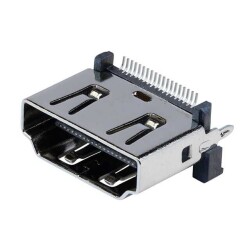 HDMI HDMI 2.0 Receptacle Connector 19 Position Surface Mount, Through Hole - Same Sky (Formerly CUI Devices)