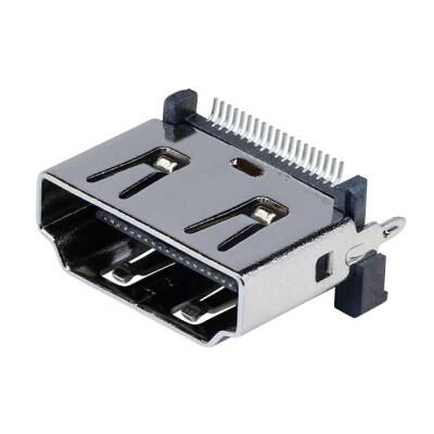 HDMI HDMI 2.0 Receptacle Connector 19 Position Surface Mount, Through Hole - 1