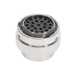 23 Position Circular Connector Plug Housing Free Hanging (In-Line) Coupling Nut - TE Connectivity Deutsch Connectors
