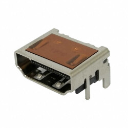 HDMI HDMI 2.1 Receptacle Connector 19 Position Surface Mount, Right Angle; Through Hole - 1