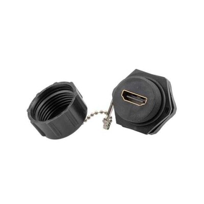 HDMI Receptacle Connector 19 Position Panel Mount - 1