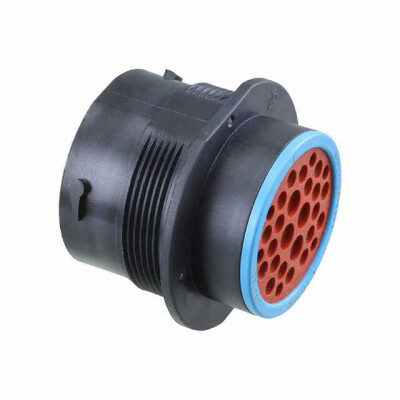 29 Position Circular Connector Receptacle Housing Panel Mount Dust Cap - 1
