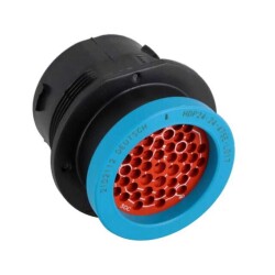 47 Position Circular Connector Receptacle Housing Panel Mount Dust Cap, Ring Adapter - TE Connectivity Deutsch Connectors