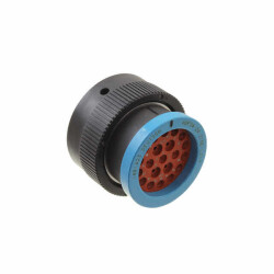 21 Position Circular Connector Plug Housing Free Hanging (In-Line) Coupling Nut - TE Connectivity Deutsch Connectors