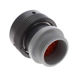 29 Position Circular Connector Plug Housing Free Hanging (In-Line) Coupling Nut, Threading Adapter - TE Connectivity Deutsch Connectors (1)