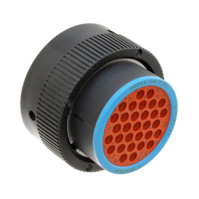 31 Position Circular Connector Plug Housing Free Hanging (In-Line) Coupling Nut - 1