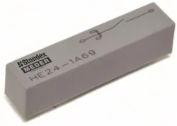 Reed Relay SPST-NO (1 Form A) 24VDC Coil Through Hole - 1