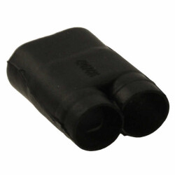 Heat Shrink Boot, Transition - Breakout, 2:1 (Y) Black 12 - TE Connectivity Aerospace, Defense and Marine