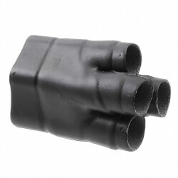 Heat Shrink Boot, Transition - Breakout, 4:1 Black 43 - TE Connectivity Aerospace, Defense and Marine