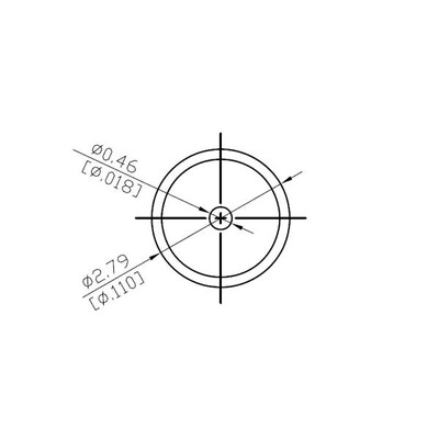 Hermetic SEAL for ϕ 0.46mm (.018inch) field replaceable connector - 2