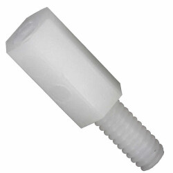 Hex Standoff Threaded #8-32 Nylon 0.500