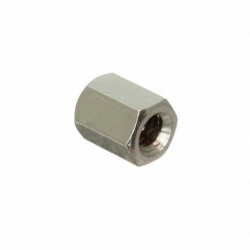 Hex Standoff Threaded M2.5 Brass 0.197