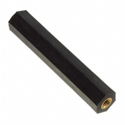 Hex Standoff Threaded M3 Nylon, Brass Insert 1.969