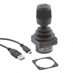 Joystick, 3 - Axis Digital (Hall Effect Over USB Interface) Output - APEM Inc.