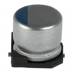 470 µF 16 V Aluminum - Polymer Capacitors Radial, Can - SMD 18mOhm 10000 Hrs @ 105°C - Chemi-Con