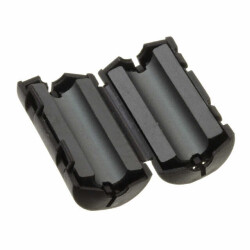 Hinged (Snap On) Free Hanging Ferrite Core 180Ohm @ 100MHz ID 0.201