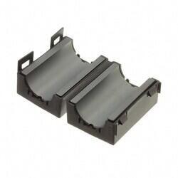 Hinged (Snap On) Free Hanging Ferrite Core 220Ohm @ 100MHz ID 0.740