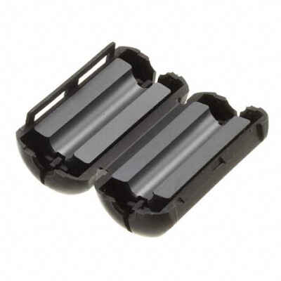 Hinged (Snap On) Free Hanging Ferrite Core 260Ohm @ 100MHz ID 0.260