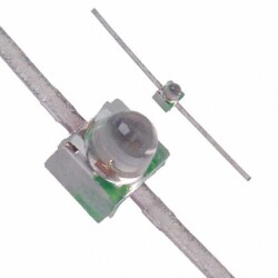 Green 569nm LED Indication - Discrete 2.1V Axial, Flat Leads - Broadcom Limited