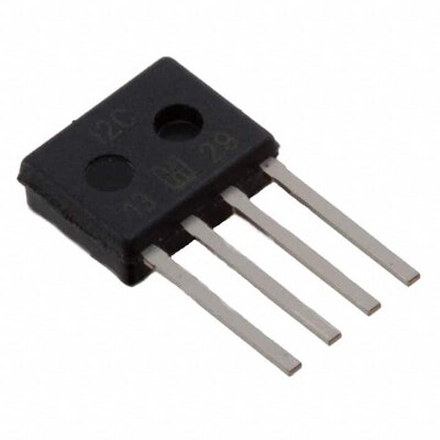 Humidity Temperature Sensor 0 ~ 100% RH 3.3V I2C 2% 4SIP - 1