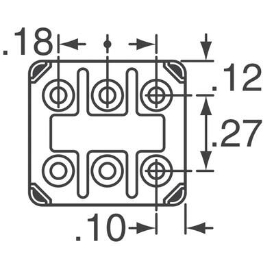 Toggle Switch ON-ON DPDT - 3