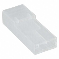 1 Position Housing Connector Female, Receptacle Natural 0.250