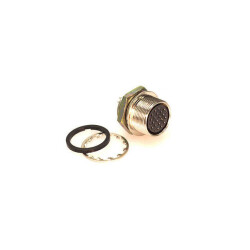 20 Position Circular Connector Receptacle, Female Sockets Solder Cup - Hirose Electric Co Ltd