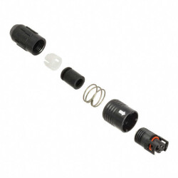 3 (Power) Position Circular Connector Plug, Female Sockets Solder Cup - Hirose Electric Co Ltd