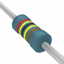 2.4 MOhms ±1% 0.5W, 1/2W Through Hole Resistor Axial Flame Retardant Coating, High Voltage, Pulse Withstanding, Safety Metal Film - Vishay Beyschlag Draloric BC Components