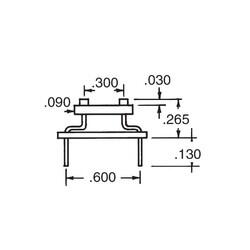 IC Socket Adapter DIP, 0.3