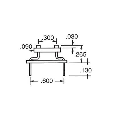 IC Socket Adapter DIP, 0.3