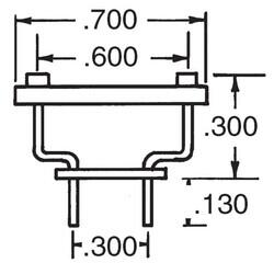 IC Socket Adapter DIP, 0.6