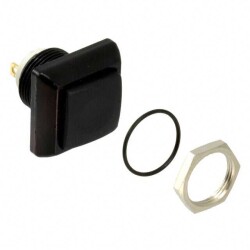 Pushbutton Switch SPST-NO Standard Panel Mount, Front - APEM Inc.