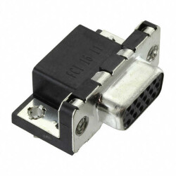 15 Position D-Sub, High Density Receptacle, Female Sockets Connector - Amphenol ICC (FCI)