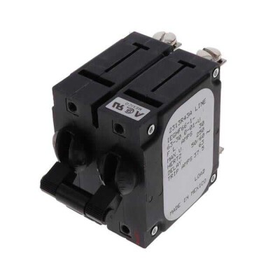 Circuit Breaker Magnetic (Hydraulic Delay) 30A 250 V AC 80 V DC Lever Panel Mount - 1