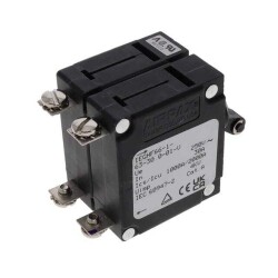 Circuit Breaker Magnetic (Hydraulic Delay) 30A 250 V AC 80 V DC Lever Panel Mount - Sensata-Airpax (1)