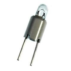 Incandescent Lamp Clear 5V Round with Domed Top RT-1 Radial - Bi-Pin - 1
