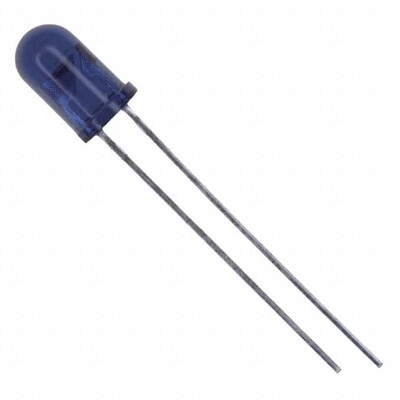 Infrared (IR) Emitter 940nm 1.35V 100mA 40mW/sr @ 100mA 34° Radial, 5mm Dia (T 1 3/4) - 1