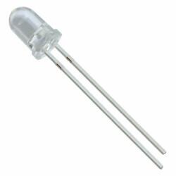 Infrared (IR) Emitter 940nm 1.65V 100mA 300mW/sr @ 100mA 6° Radial - 1